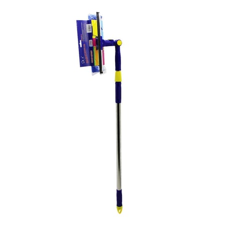 STAR Q 2 BAŞLI=CAMSİL ÇEKPAS - M.FİBER MOP=24.5CM 360 DERECE BAŞLIK CAMSİL - MOP UZAYAN METAL - PLS.