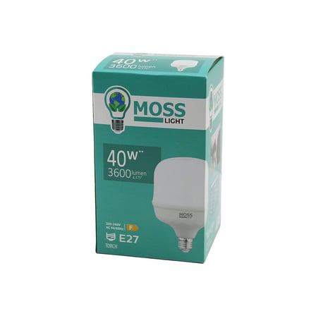 40W  TORCH  LED AMPUL PLASTİK E27 3600LUMEN L175° 5000 SAAT ÖMÜR IP20 185-265V AC  MS-3098 (2)