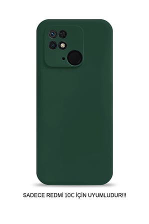Redmi 10C / Poco C40 Uyumlu Kamera Korumalı Darbeye Dayanıklı Renk Atmayan Fab Silikon Kılıf