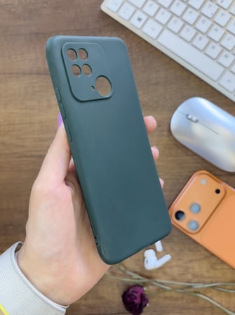 Redmi 10C / Poco C40 Uyumlu Kamera Korumalı Darbeye Dayanıklı Renk Atmayan Fab Silikon Kılıf
