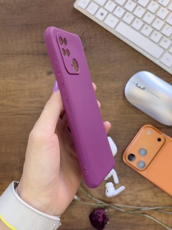 Redmi 10C / Poco C40 Uyumlu Kamera Korumalı Darbeye Dayanıklı Renk Atmayan Fab Silikon Kılıf
