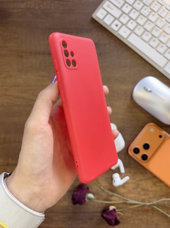 Samsung Galaxy A51 Uyumlu Kamera Korumalı Darbeye Dayanıklı Renk Atmayan Fab Silikon Kılıf