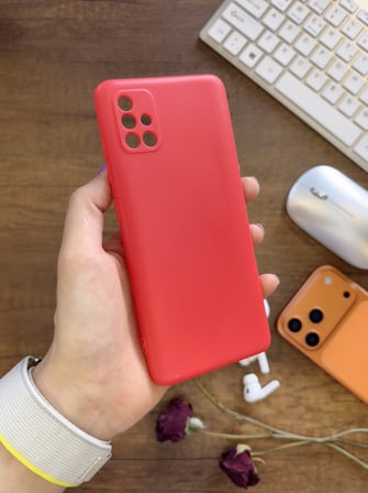 Samsung Galaxy A51 Uyumlu Kamera Korumalı Darbeye Dayanıklı Renk Atmayan Fab Silikon Kılıf