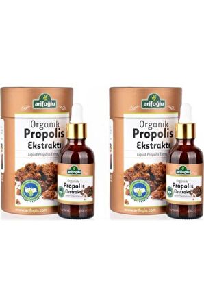 Organik Su Bazlı Propolis Sıvı Ekstraktı 50ml (2 Adet)