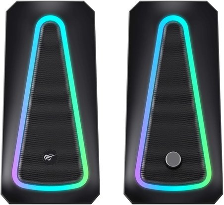 Gamenote SK208 PRO RGB Işıklı 2.0 Stereo Gaming PC Hoparlör