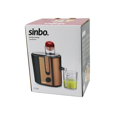 ROSE GOLD ELEKTRİKLİ KATI MEYVE SIKACAK 600W HAZNE POSA: 1250ML - M.SUYU: 450ML ÇELİK FİLTRE 65MM BE
