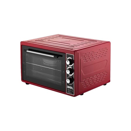 MİDİ FIRIN KARE 38LT AYARLANABİLİR TERMOSTAT = 50–320°C - SAATLİ = 0 - 90 DK ZİL 3 KADEME HIZ AYAR E