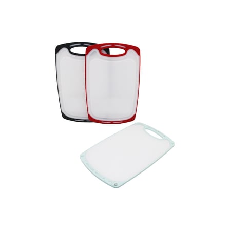 31X20CM  KÜÇÜK  PLASTİK  KESİM PANOSU  KAYMAZ SİLİKON KENARLIK - 10MM KALINLIK (2)