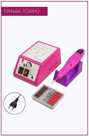 Protez Tırnak Freze Makinesi Manikür Pedikür Tırnak Törpü Cihazı Elektrikli 6 Başlık