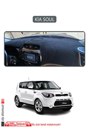 Kia Soul Torpido Koruma  Halısı -  Gri Kenar