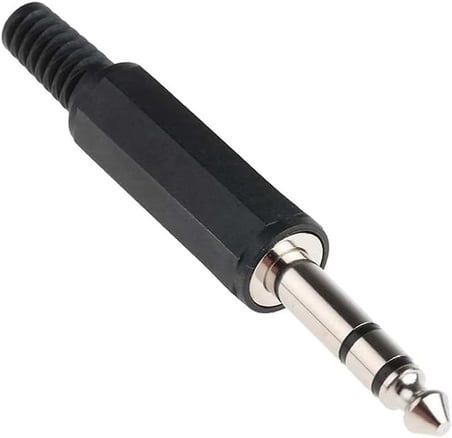 LUNATİC 706 PLASTİK 6.3 MM STEREO GİTAR JACK (706 Siyah)