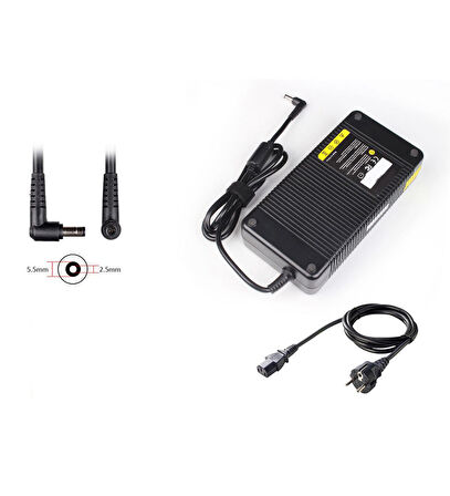 MSI GE62VR 7RFApache Pro-425XTR Overclock 240W Notebook Adaptör Laptop Şarj