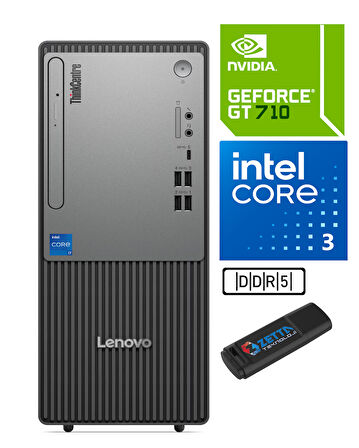Lenovo Thinkcentre Neo 50T Gen 5 Intel Core I3-13100 32GB Ddr5 4tb SSD 2GB/GT710 WİN11H Masaüstü Blgisayar NEO12UB0009TRVH15+ZETTAUSBBELLEK
