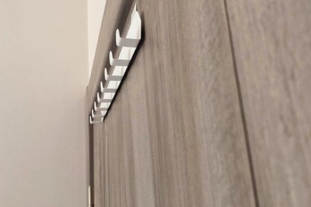 Metal Beyaz Amerikan Kapı Arkası Askılık Organizer Askılık ve Banyo Kapı Arkası Askılık MT60B