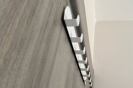 Metal Beyaz Amerikan Kapı Arkası Askılık Organizer Askılık ve Banyo Kapı Arkası Askılık MT60B
