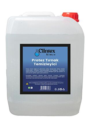 Clintex Kimya Protez Tırnak Temizleyici 5 Lt