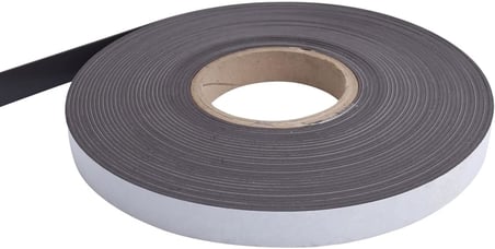 EXİZTİCARET Yapışkanlı Şerit Mıknatıs Magnet Güçlü Sağlam Rulo - 2 Cm Genişlik X 2 Mm Kalınlık X 15 Metre exizNM955
