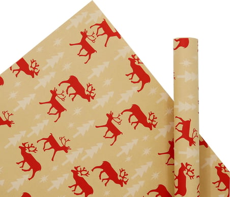 70x100 cm Premium Hediye Paketleme Kağıdı 2'li Set | Kolay Sarılabilir, Canlı Baskı, Özel Kutu ile Rulo Gönderim | M21