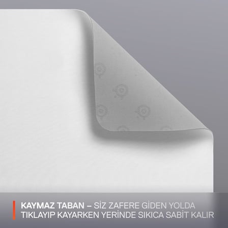 SteelSeries QcK Medium Gaming Oyun Mousepad - Beyaz