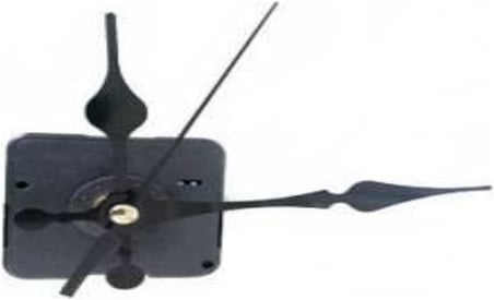 EXİZTİCARET Quartz Akar Sessiz Duvar Saati Mekanizması 16 mm ve Seti (Akrep - Yelkovan - Saniye) Askısız exizNM355