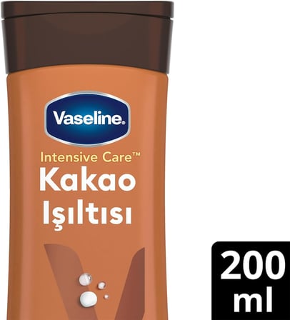 Vücut Losyonu Kakao Işıltısı Parlaklığını Kaybetmiş ve Kuru Ciltler İçin 200 ml