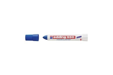 950 endüstri markörü - beyaz - 1 kalem - 10 mm yuvarlak uç