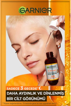 Garnier C Vitamini Süper Aydınlatıcı Gece Serumu