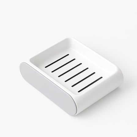 ® 2 Adet Su Hazneli Katı Sabunluk Seti – Duvara Yapışan, Çekmeceli Drenaj Tasarım – Banyo &amp; Mutfak Kullanımı, Kaydırmaz ve Kolay Temizlenebilir