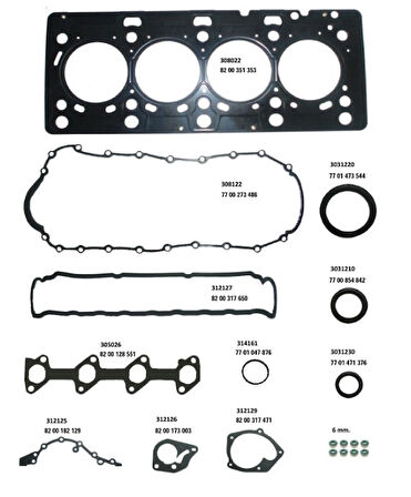 CONTA MOTOR TK. CLIO 1.5