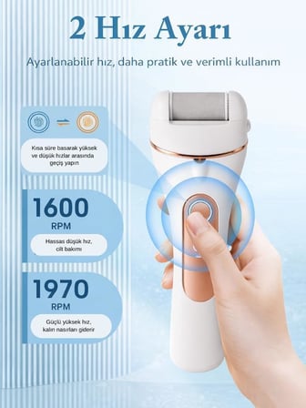 MS-5680 USB Şarjlı Topuk Törpüsü