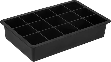 15 Bölmeli Silikon Buz Kalıbı – Kolay Çıkarma, BPA Free, Büyük Küp Buzluk Tepsisi, Ev, Kokteyl ve İçecekler İçin Buz Küpü Kalıbı, Dondurucu Dondurma Kalıbı, Buz Kalıpları (2 Adet)