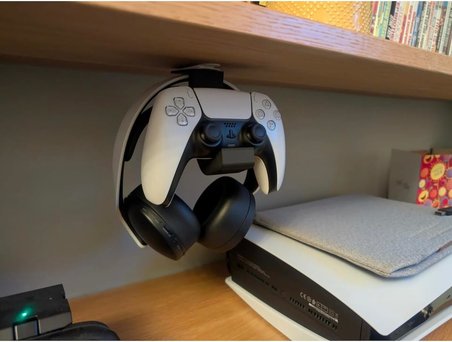 Masaya Monte PlayStation 5 ile uyumlu 5 Kol Standı, PS5 için Kol ve Kulaklık Standı, Aksesuar Set, wq3vwqevwqe