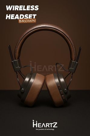 CLASİC H10 KAFAÜSTÜ WİRELESS BLUETOOTH KULAKÜSTÜ BÜYÜK KLASİK ÜST KALİTE KABLOSUZ KULAKLIK 120 SAAT BEKLEME 8 SAAT AKTİF MÜZİK 5.4 VERSİON BLUETOOTH (KOYU KAHVE)
