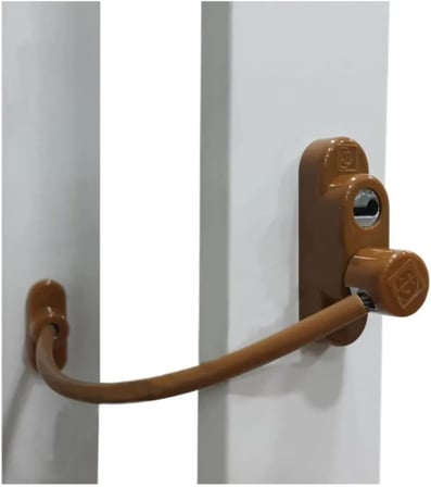 Penkid Çelik Halatlı Kablolu Pvc Pencere Emniyet Çocuk Güvenlik Kilidi 5 ADET