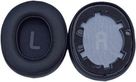 JBL Tune 700 (700BT)/710(710BT)/720(720BT)/750(750BT,750BTNC) kulaklık için yedek kulak yastığı, JBL Tune 760(760NC)/770(770NC), yumuşak deri (siyah)