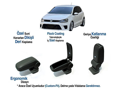 POLO 6R 6C ARACA ÖZEL KOL DAYAMA VİDASIZ KOLÇAK 2009 2010 2011 2012 2013 2014 2015 2016 2017