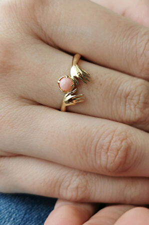 Opal Taşlı Altın El Yüzük