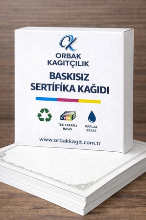 Kalın Beyaz A4 Kağıdı 180 Gram 100 Adet Sertifika, Belge Ve Diğer Amaçlar Için