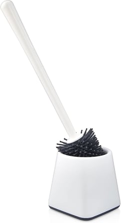 ATA HOME Silikon WC Tuvalet Banyo Fırçası Klozet Fırçası Beyaz Kare