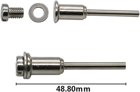 Daire testere bıçağı seti, 6 adet döner alet el daire testeresi, 3,2 mm çubuklu, mini delikli kesme diskleri, ahşap, plastik, bakır, alüminyum ve ince sac için kesme diskleri