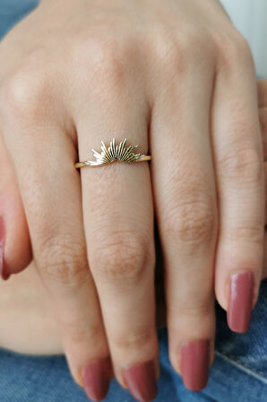 Taşsız Tarz Kombin Altın Yüzük