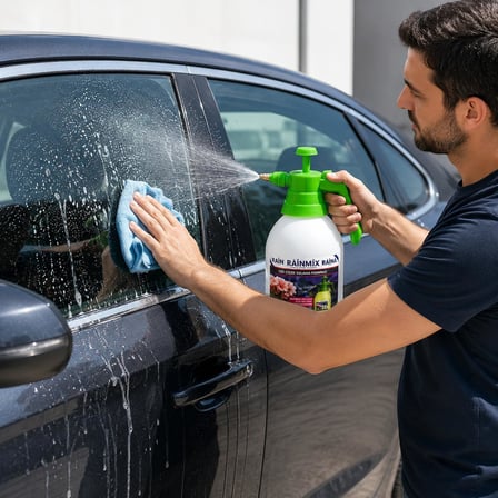 RAIN 2 Litre Basınçlı El Pompalı Püskürtücü, Ayarlanabilir Uçlu Otomatik Sulama Spreyi, Çiçek, Bahçe, Araç ve Cam Temizliği İçin Çok Amaçlı Pompa