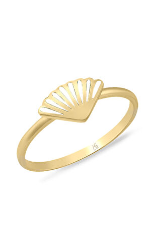 Altın İstiridye Yüzük