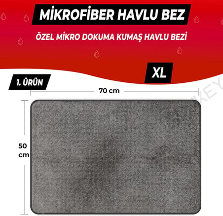 - Mikrofiber Oto Yıkama Temizleme Seti | Araç Kurulama Havlusu + Otomobil Cam Bezi + Araba Yıkama Eldiveni Paketi (3'lü Set)