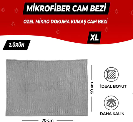 - Mikrofiber Oto Yıkama Temizleme Seti | Araç Kurulama Havlusu + Otomobil Cam Bezi + Araba Yıkama Eldiveni Paketi (3'lü Set)