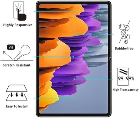 Wifi Sm-t733 Temperli 9h Nano Kırılmaz Cam Samsung Galaxy Tab S7 Fe ile uyumlu