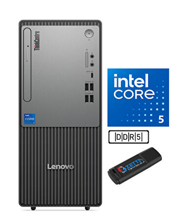 Lenovo Thinkcentre Neo 50T Gen 5 Intel Core I5 13400 16GB Ddr5 256GB SSD Freedos Masaüstü Blgisayar NEO12UB000ETR06+ZETTAUSBBELLEK