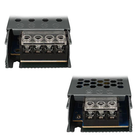 Ledx ALN-M12125 12 Volt 12.5 Amper 57X24x12mm Ultra Slim Metal Kasa Adaptör