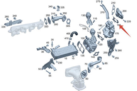 CONTA EGR VALFİ SPRİNTER 513CDI-W447-W639-W222-