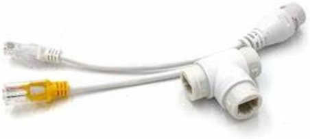 Poe T Adaptör Splitter | RJ45 Ethernet + Dc Güç Ayırıcı | Ip Kamera ve Ağ Cihazları Için (1)